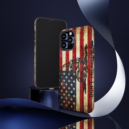 Funda resistente bandera americana y de Gadsden para iPhone 13 - No me pises - Imagen 3 de 9