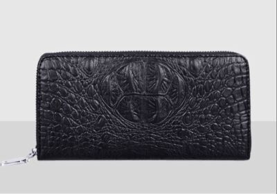 Women Crocodile Pattern Leather Clutch Long Wallet Zipper Card Women Crocodile Pattern Leather Clutch Long Wallet Zipper Card