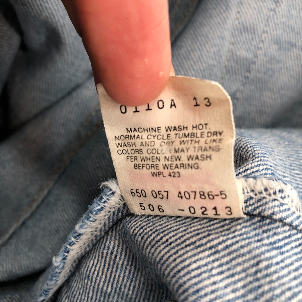 激レア 90s US製 Levi's 506xx 213 アメリカ製 ファースト Levi's VINTAGE CLOTHING LEVI'S リーバイス ヴィンテージ