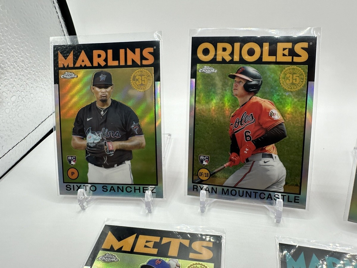 2021 Topps Chrome 1986 Lot Ryan Mouncastle Rookie Juan Soto Sixto