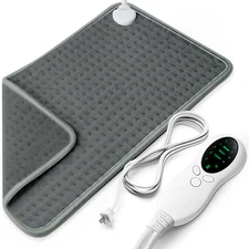Extra Large 12 " x 24" Heating Pad 10 Temperature Controllers Machine Washable