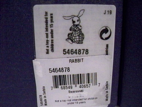SWAROVSKI WINTER SPARKLE RABBIT 5464878 | eBay