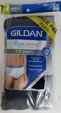 Gildan w/ Cool Spire Moisture Wicking Men's Briefs -7 Pk, Size LG 36-48