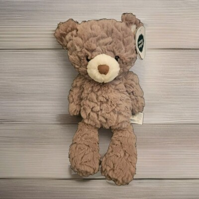 Mary Meyer Grey Putty Bear Medium Teddy Bear Plush Stuffed Animal Soft Toy New