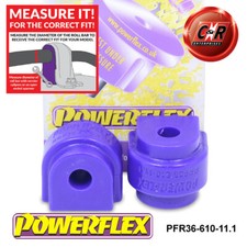 Powerflex Ha Stabilisator Buchsen für Fiat 124 Spider (2016 On) PFR36-610-11.1