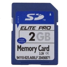 2GB SD Card Non HC, SD Memory Card 2GB For Old Cameras DV GPS
