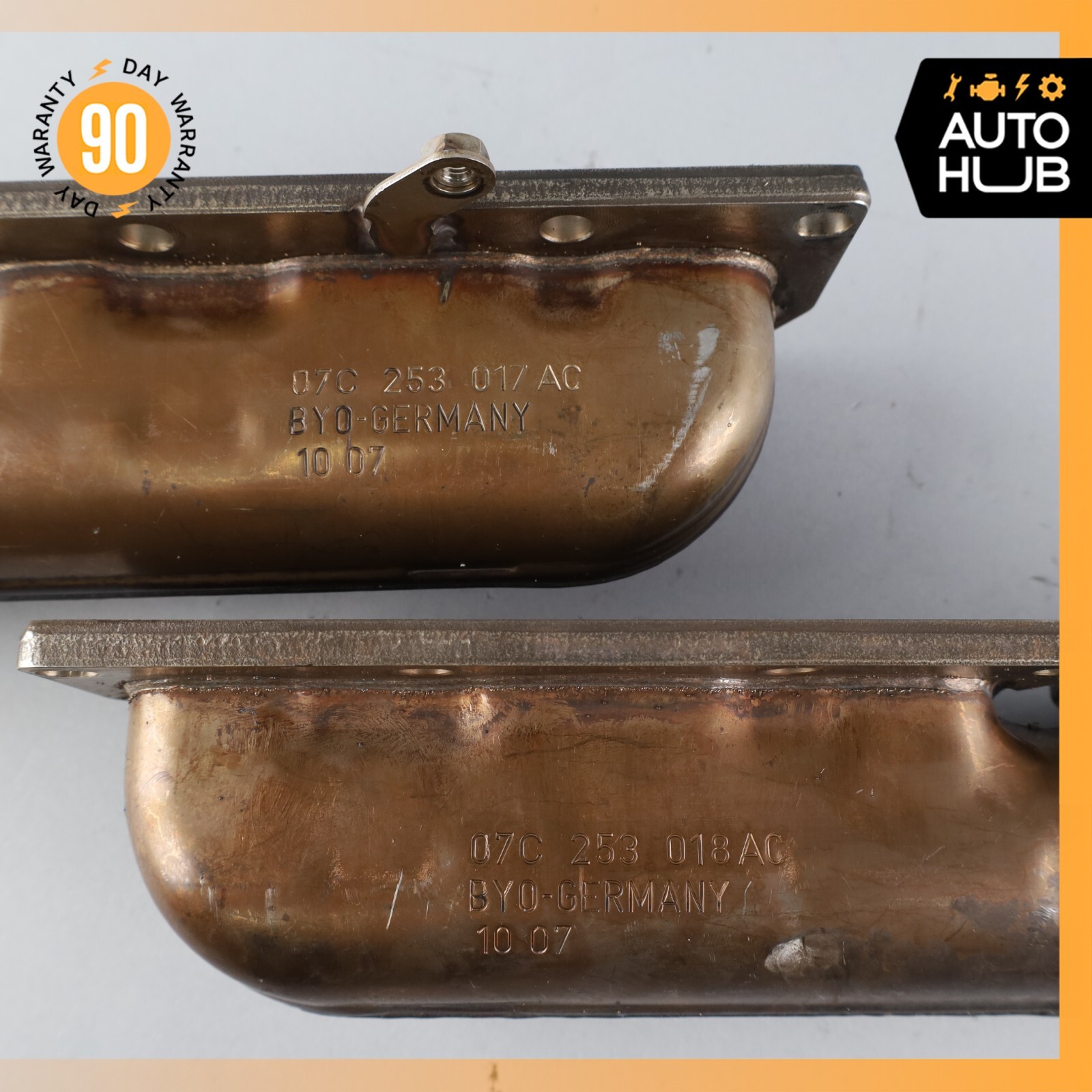 03-13 Bentley Continental GTC GT 6.0L W12 Exhaust Manifold Set of 2 OEM 63k