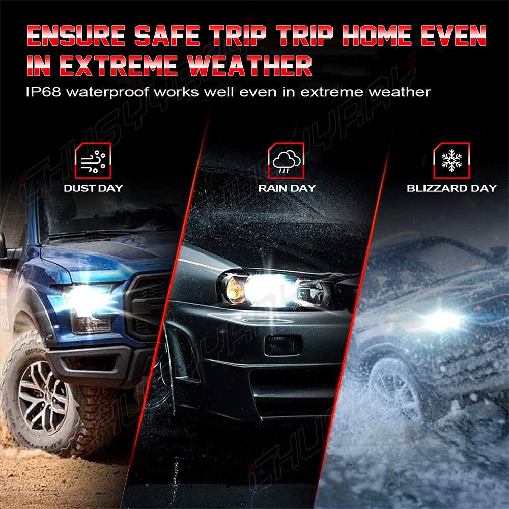 for Ford Fiesta 20082010 20142018 2pcs H1 LED Headlight Bulbs High