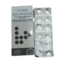 Avizor PRO-ENZYME Protein Remover Tablets 12's Contact Lenses Soft