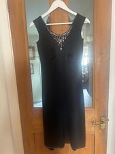 Whistles Silk Black Evening Dress