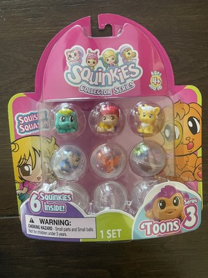 Squinkies Collector Series Toons Series 3 2010 Blip Toys 1 Set W/ 6 Squinkies