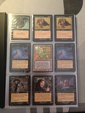 Magic The Gathering Album n.33 di 180 carte Magic NERE RARE COMUNI E NON C.