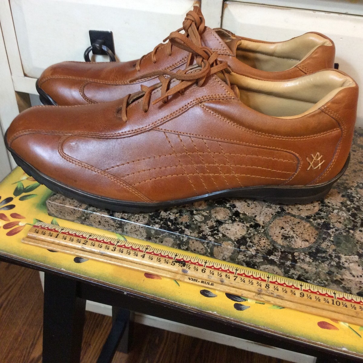 Fortune from Liberty Wingtip Oxfords Mens 9 Brown Tan Leather Spectator Shoes FORTUNE from Liberty- 913 Mens Sz 7 Brown All Leather  main image 4