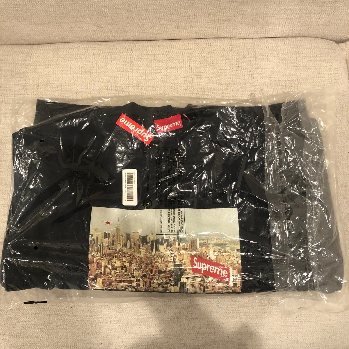 トップス supreme Aerial Crewneck black 20aw Supreme Aerial Crewneck (FW20) - $148
