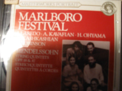 Marlboro Festival: Mendelssohn-Bartholdy CD String Quintets