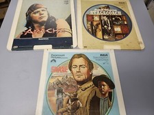 rca ced video disc lot 12 western movies john Wayne stagecoach apache