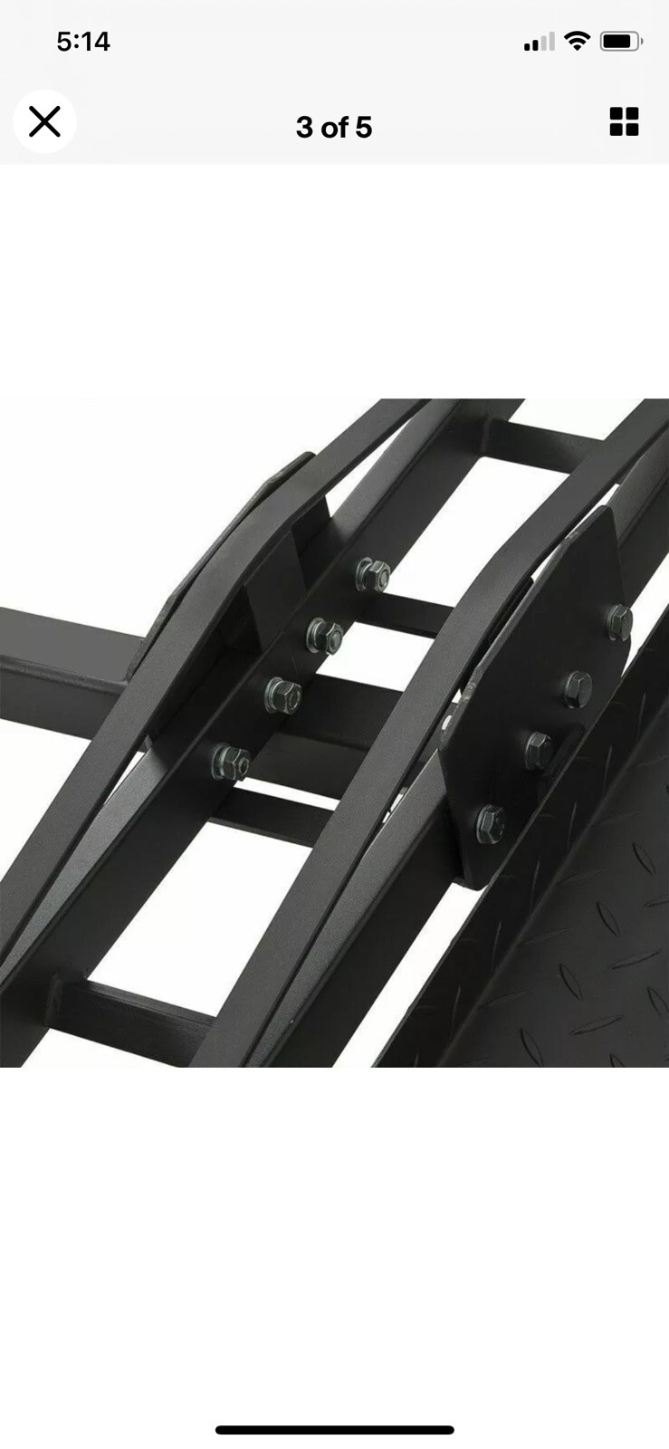 TNSMRC001 500Pound Heavy Duty Motorcycle Dirt Bike Carrier Hitch Rack Trailer eBay