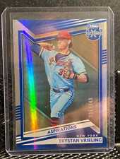 Trystan Vrieling 2022 Elite Extra Edition Aspirations Blue #6/349 - Yankees