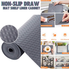 Non-Slip Draw Mat Shelf Liner Cabinet Storage Pad Kitchen Cupboard Drawer Mat