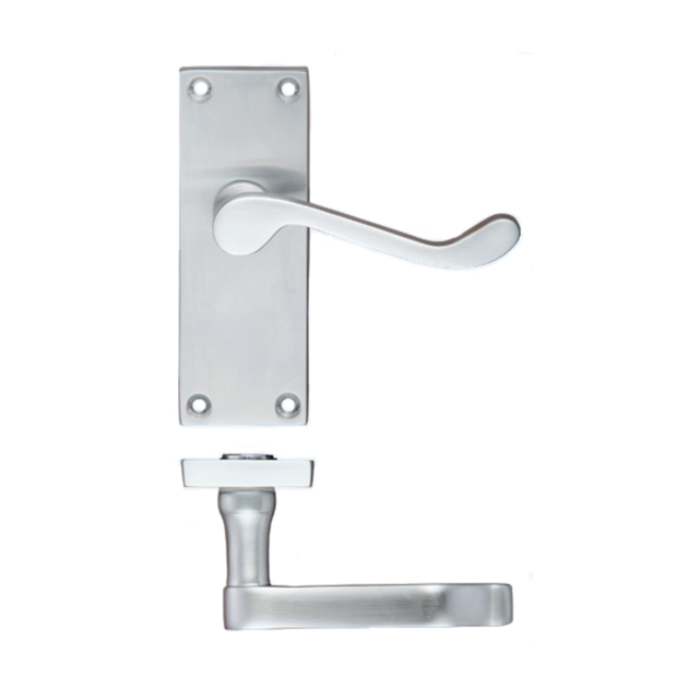 ZOO PR022SC Victorian Scroll Door Handle - Chrome