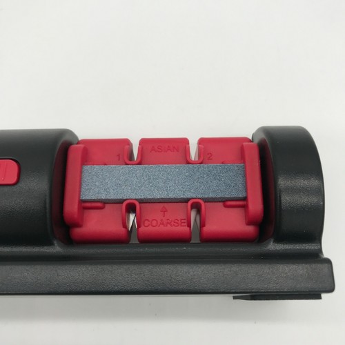 Afilador de cuchillo de cocina 2 etapas agarre antideslizante grueso y fino NUEVO - Imagen 5 de 7