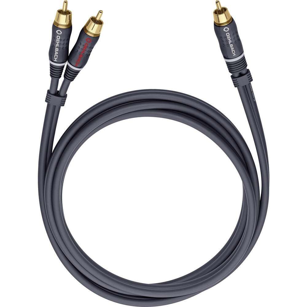 Аудиокабель Oehlbach 23705 Cinch Audio Y-Образный кабель 2x Cinch-Stecker - 1x Cinch-Stecker 500 м 6190₽