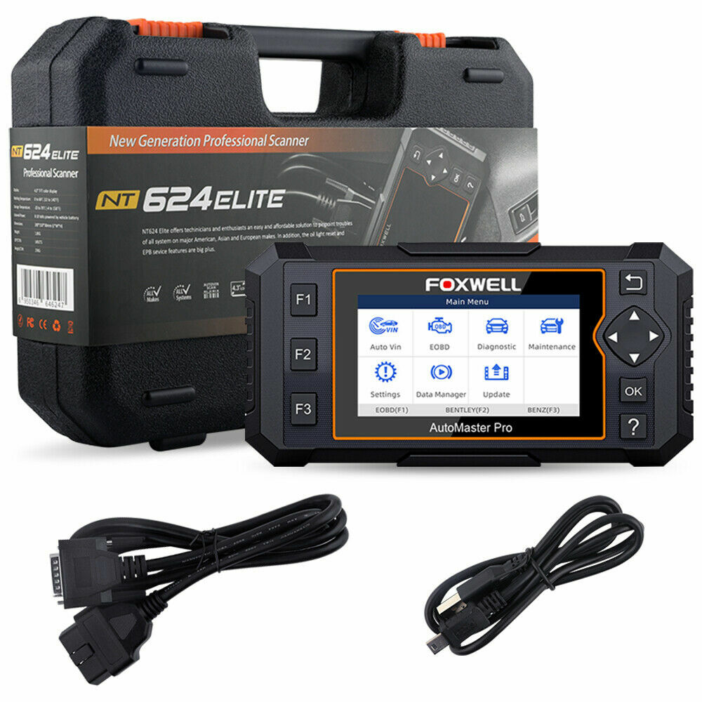 Foxwell NT624 Elite All System Car OBD2 Scanner Diagnostic Scan