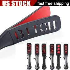 Mischief Heart Slapper Paddle Whips Fantasy Flogger Cosplay Bdsm Bondage Spank