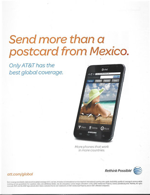 AT&T Global Rethink Possible Magazine Print Ad, AT&T Global Print Ad