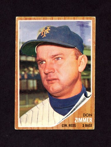 1962 Topps #478 Don Zimmer