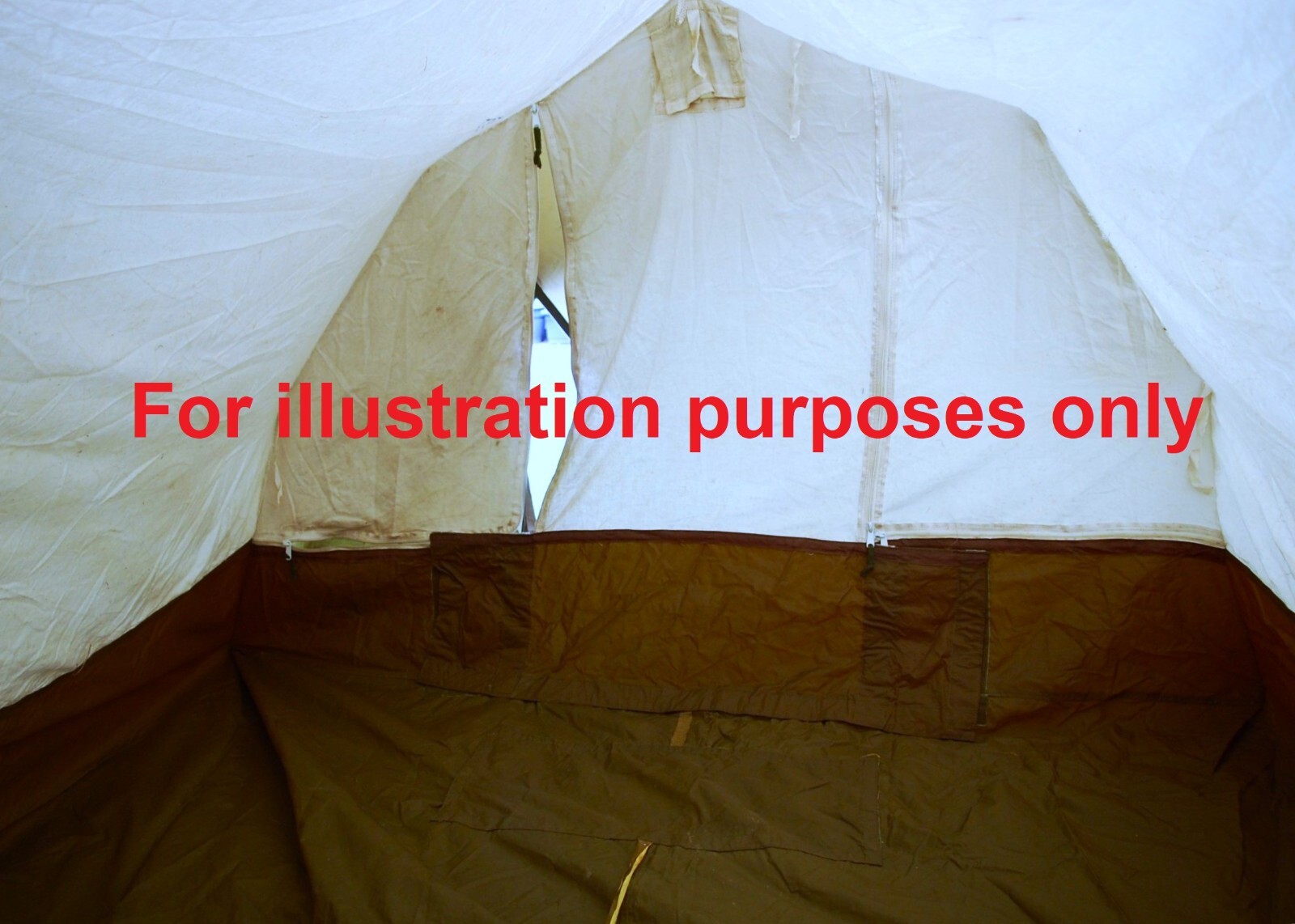 Army Tent Inner 4 Person Arctic British Tri Service With Sewn in Groundsheet