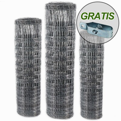 Wildzaun Forstzaun Weidezaun Zaun Gartenzaun Draht  Knotengeflecht 125/13/30 %% 