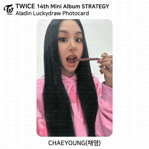 DOS VECES 14º Mini Álbum ESTRATEGIA Aladin Lucky Draw Tarjeta Fotográfica KPOP K-POP - Imagen 14 de 25