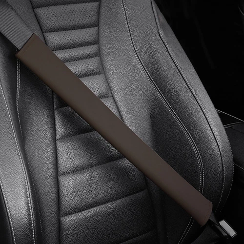 Universal PU Leather Seat Belt Set Cover Long Shoulder Pad Strap Protector 5Pcs - Bild 11 von 27