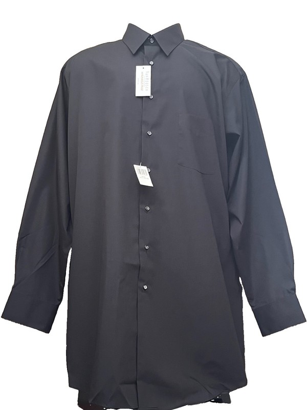 Van Heusen Mens Dress Shirt-Size 18.5  34/35 Tall-NWT-Big & Tall-Cotton Poly 