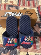 Philadelphia 76ers Brotherly Love 76 ISlide NBA Mens Slides SZ 10 New in Box