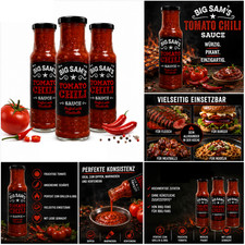 BIG SAMS Tomato Chili Sauce 250 ml   Fruchtig...