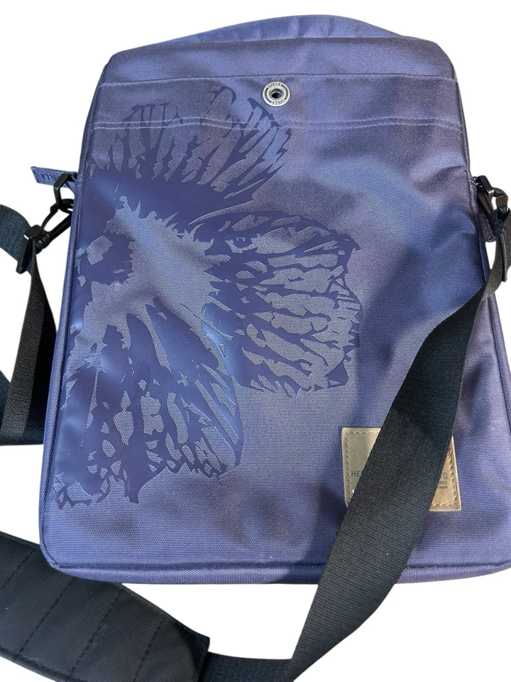 Golla Purple Laptop Bag Floral Print 13” Case Generation Mobile Shoulder Strap - Image 2 of 4