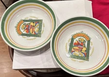 Vtg Tre Ci Pasta Bowl 10" Himark Italy Portofino Set of 2