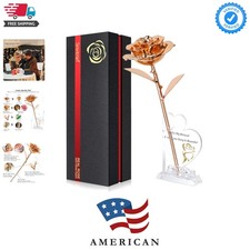 Gold Dipped Rose Real 24K Gold Rose, Hand Dipped One of a Kind Golden Roses, ...