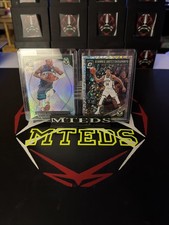 Giannis Antetokounmpo 2018-19 Optic Silver Disco Prizm & 24-25 Totally Cert (2)