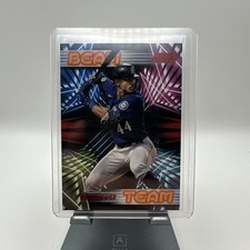 Julio Rodriguez 2023 Topps Stadium Club Beam Team Red Foil Case Hit #BT-8 