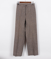 Vintage 70s Levi's For Me Women's High Waisted Tweed Pants Wide Leg 26x31 VTG