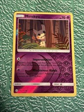 Mimikyu 96/236 Uncommon Cosmic Eclipse Pokemon Reverse Holo LP on eBay