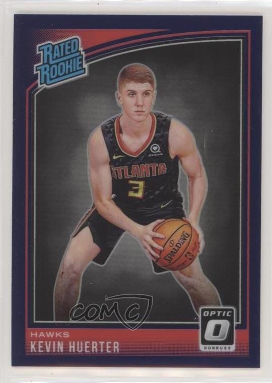 2018-19 Panini Donruss Optic Rated Rookie Purple Prizm Kevin Huerter #184 1u6