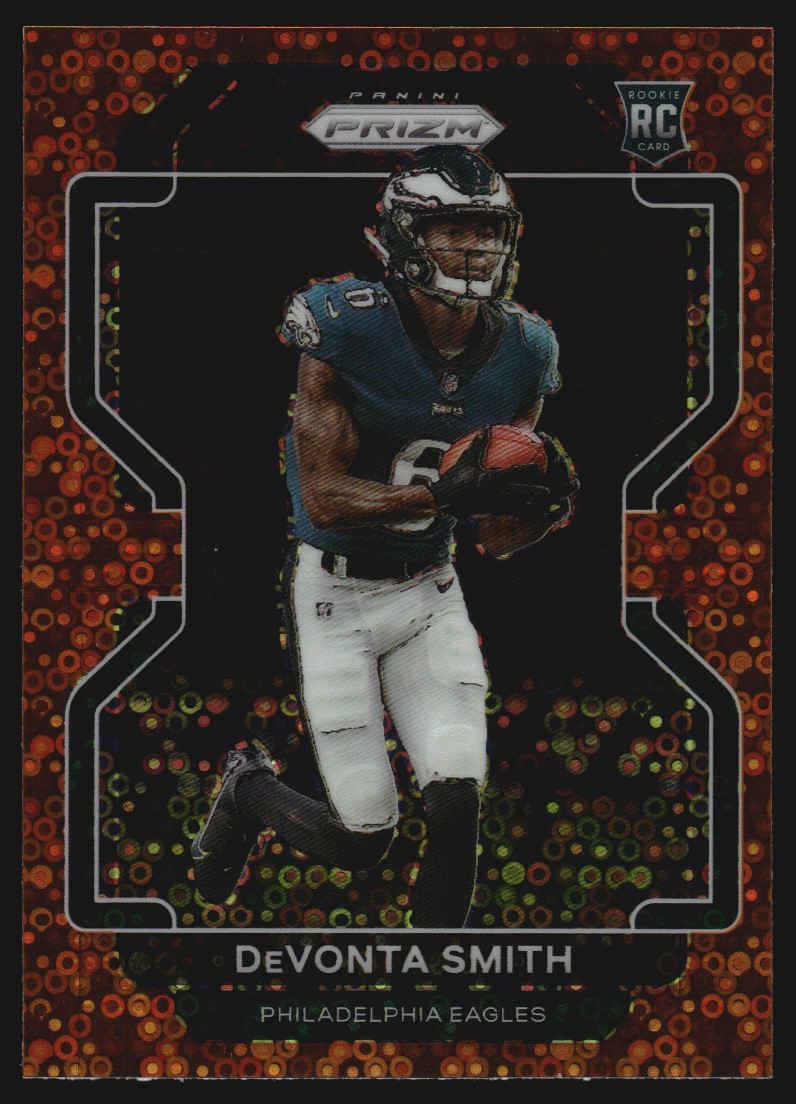 2021 Panini Prizm Prizms Disco #335 DeVonta Smith