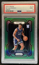2023-24 Panini Prizm GG Jackson II RC Prizm Green Rookie #179 Grizzlies PSA 9
