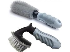 Reinigungsbürste Felgenbürste Reifenbürste Waschbürste 2tlg Autopflege