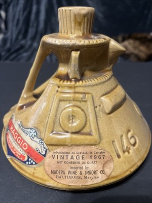 Vintage 1967 Apollo Space Age Decanter Bottled Italy Imported Baltimore Md