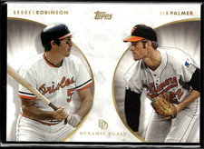 Topps Dynamic Duals Baseball Base Card 14 Brooks Robinson / Jim Palmer - PR: 172
